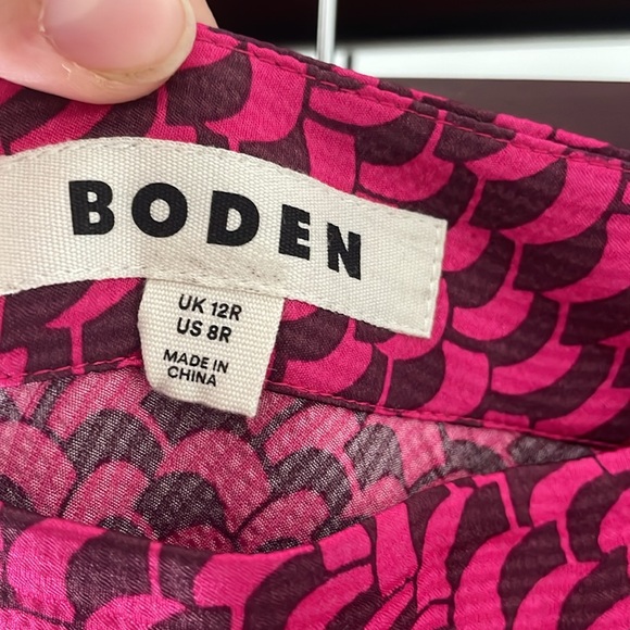 NWOT Boden Silk Long skirt - Picture 3 of 3